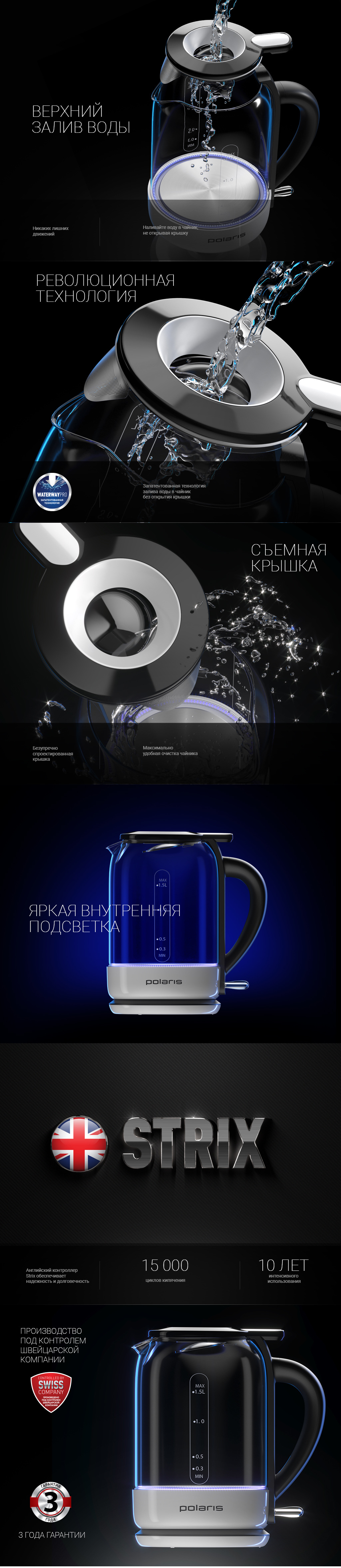 Чайник Polaris PWK 1759CGL - rich_content №0