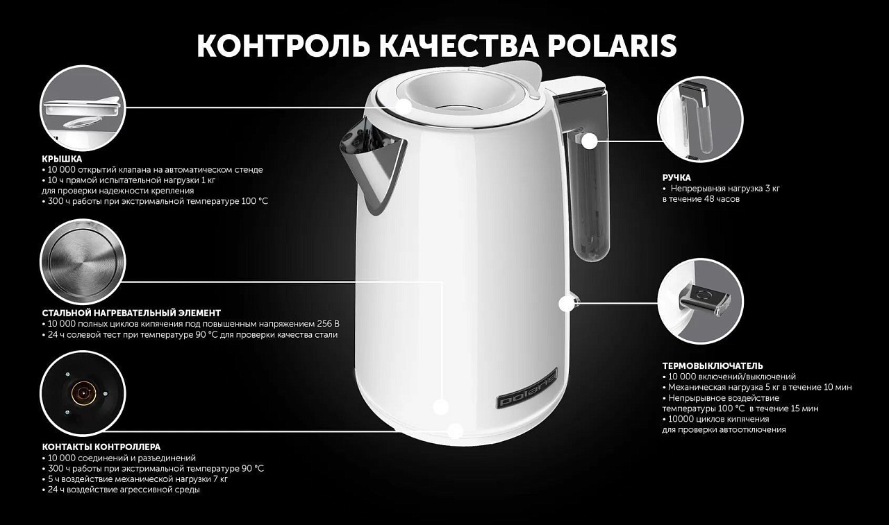 Чайник Polaris PWK 1730CA Water Way Pro - rich_content №8