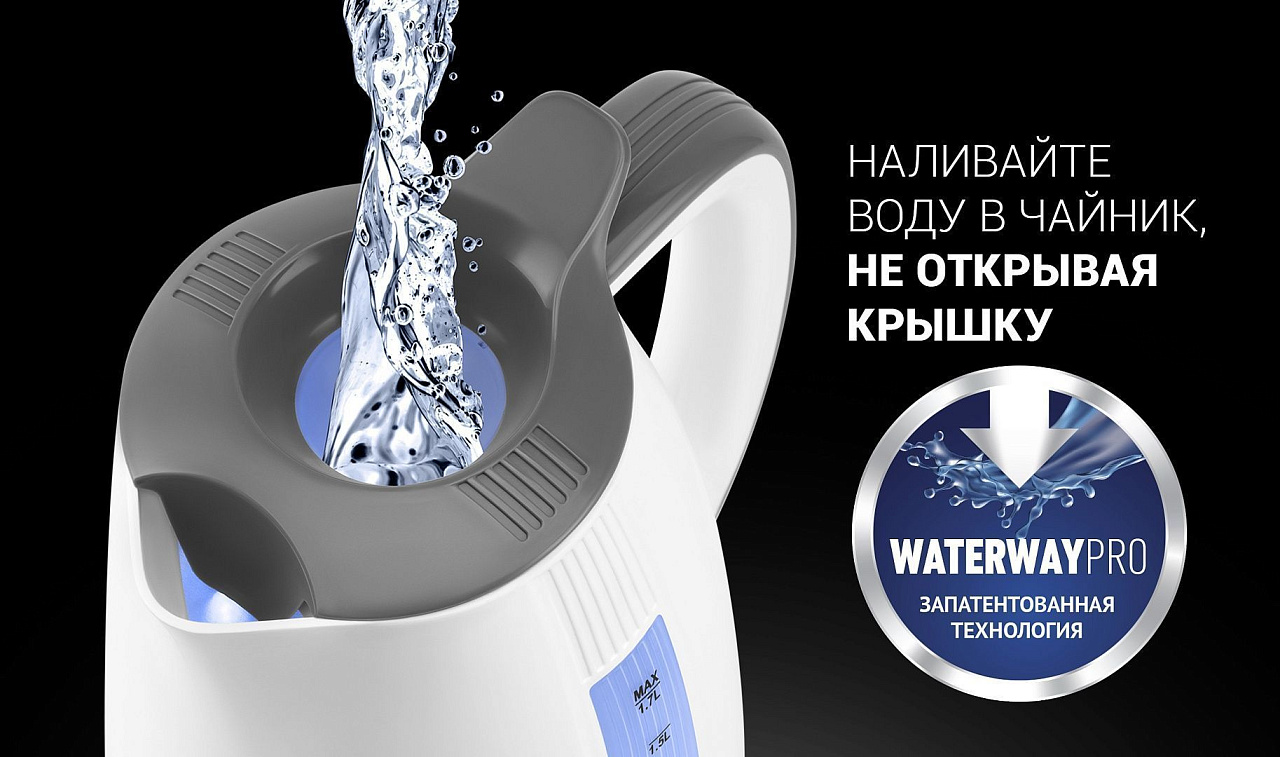 Чайник Polaris PWK 1708C Water Way Pro - rich_content №0