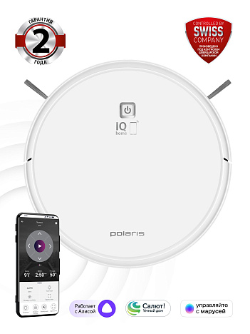 Робот-пылесос Polaris PVCR 1050 IQ Home Aqua - фото №0
