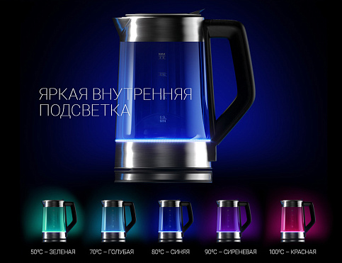 Чайник Polaris PWK 1710CGLD - фото №6