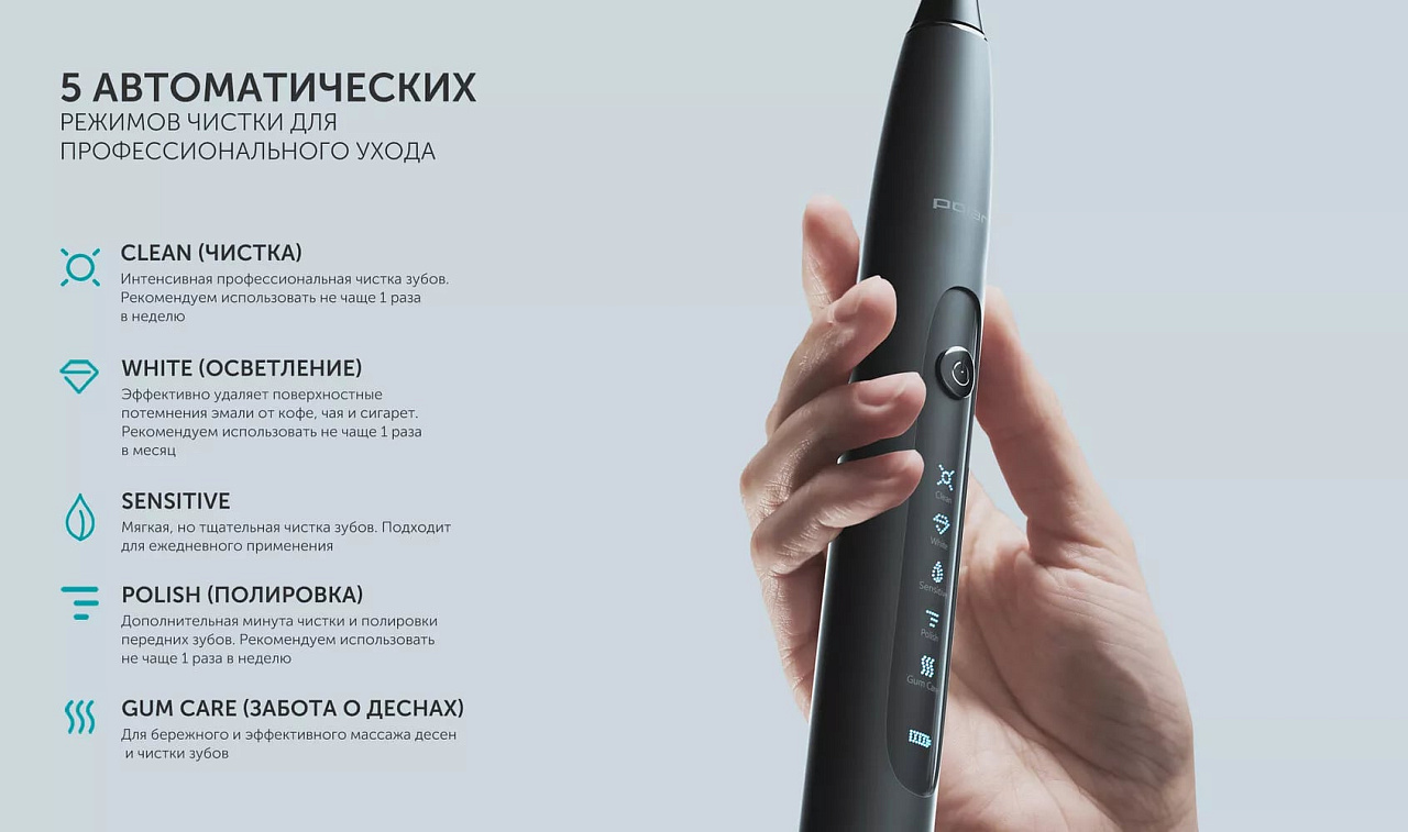 Электрическая зубная щетка PETB 0503 TC - rich_content №1