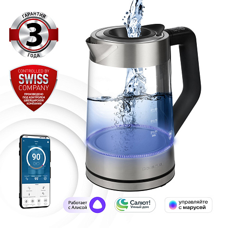 Чайник Polaris PWK 1725CGLD WIFI IQ Home - фото №0