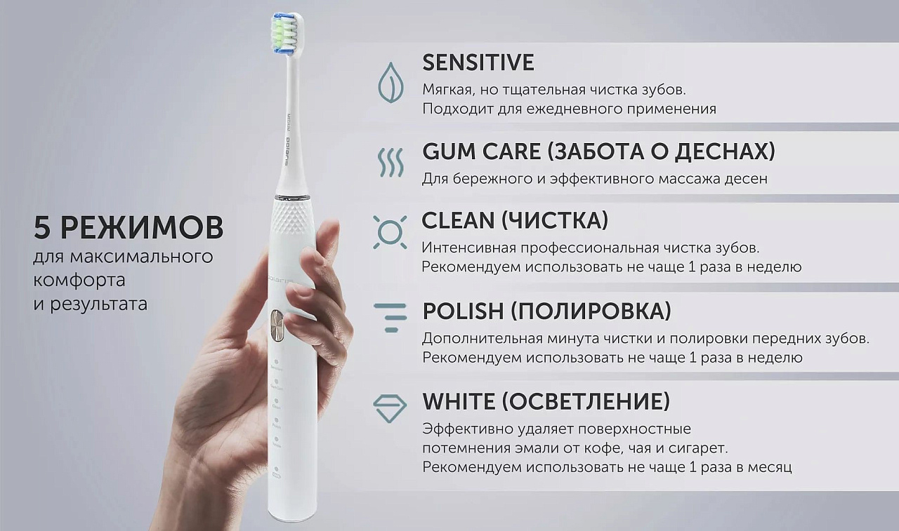 Электрическая зубная щетка Polaris PETB 0701 TC - rich_content №4