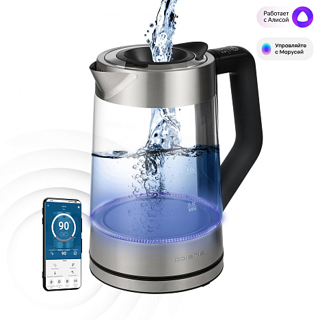 Чайник Polaris PWK 1725CGLD WIFI IQ Home - фото №1