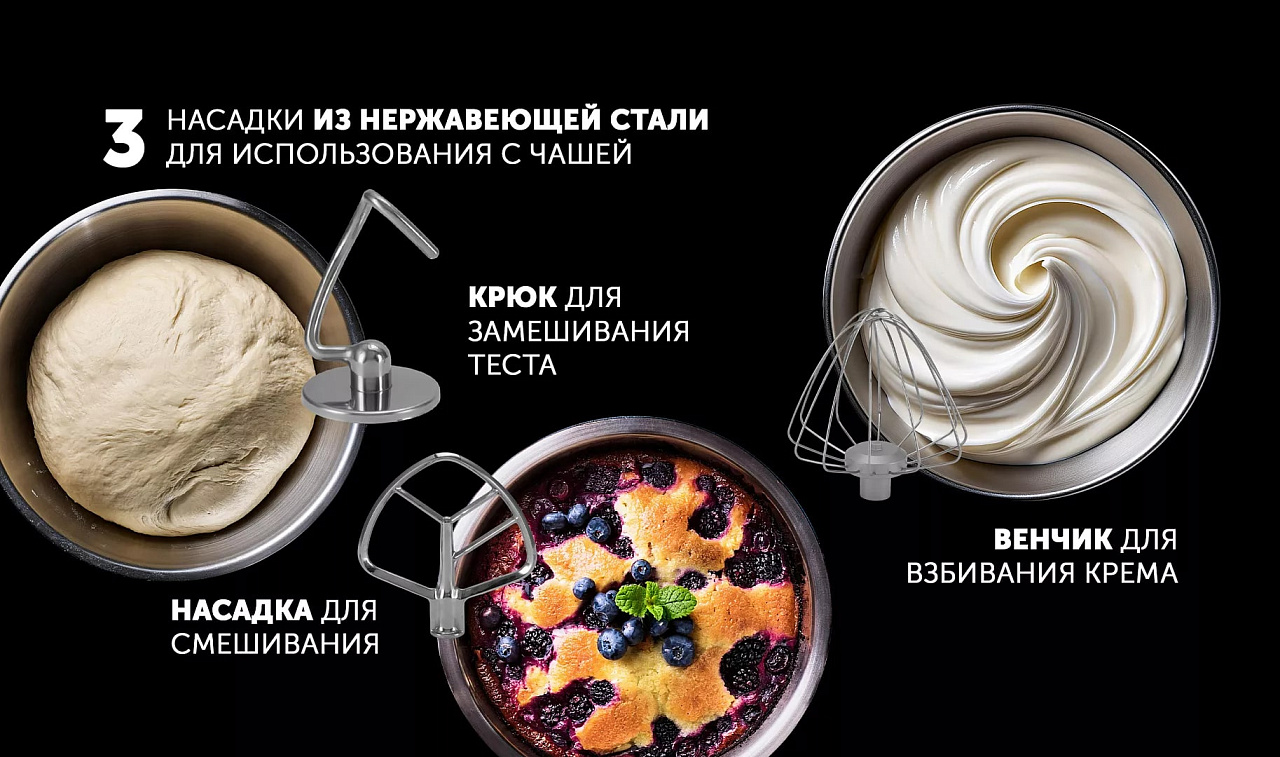 Кухонная машина Polaris PKM 2203L - rich_content №4