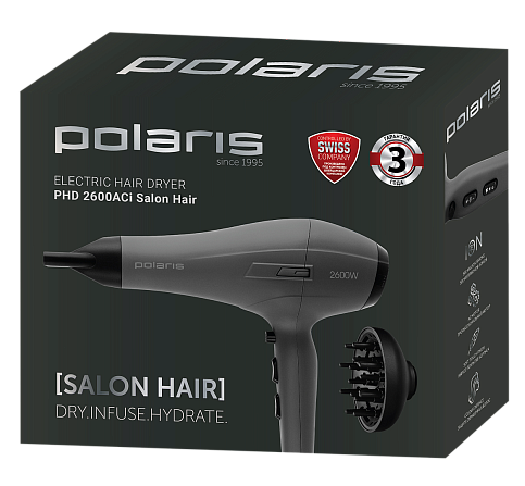 Фен Polaris PHD 2600AСi Salon Hair - фото №5
