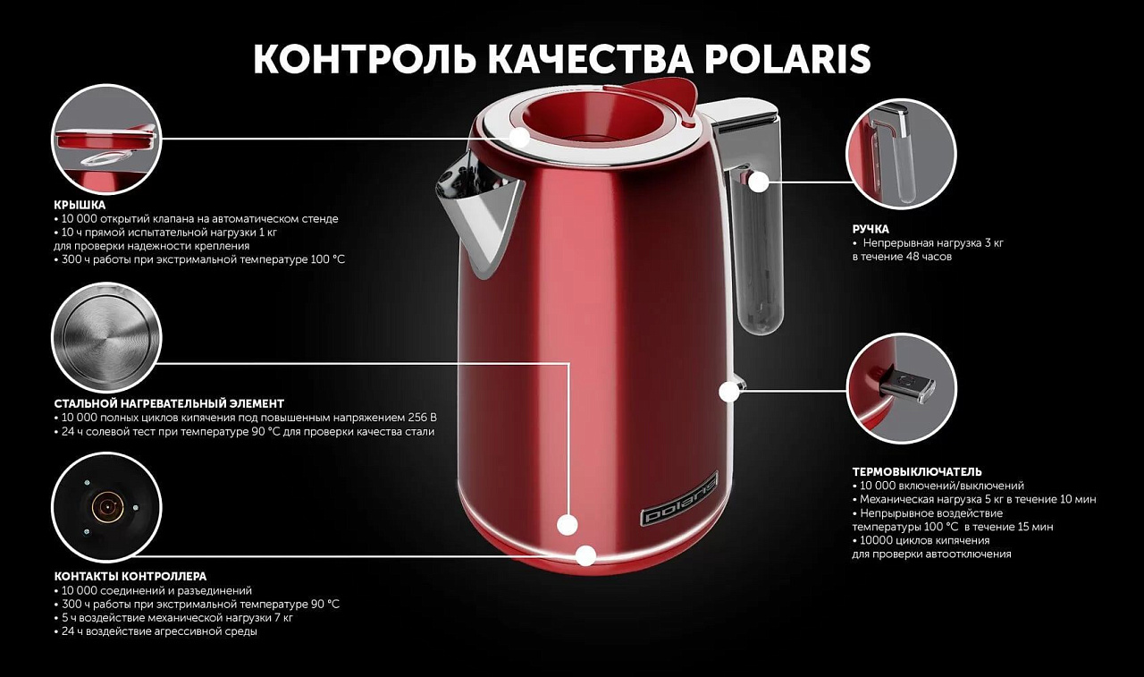 Чайник Polaris PWK 1730CA Water Way Pro - rich_content №8