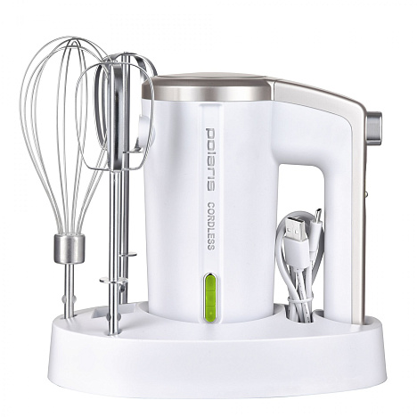 Миксер беспроводной Polaris PHM 2024 CordLess белый - фото №1