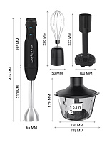 Погружной блендер Polaris PHB 1517GL Silent