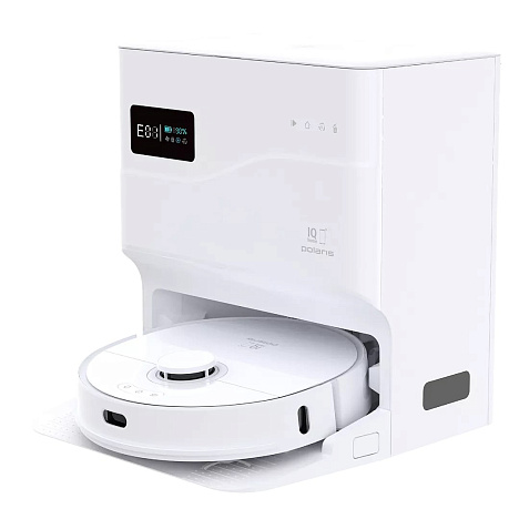 Робот-пылесос со станцией самоочистки Polaris PVCRAC 7050 WI-FI IQ Home - фото №0