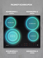 Электрическая варочная панель PBHC6411FB Wi-Fi IQ Home