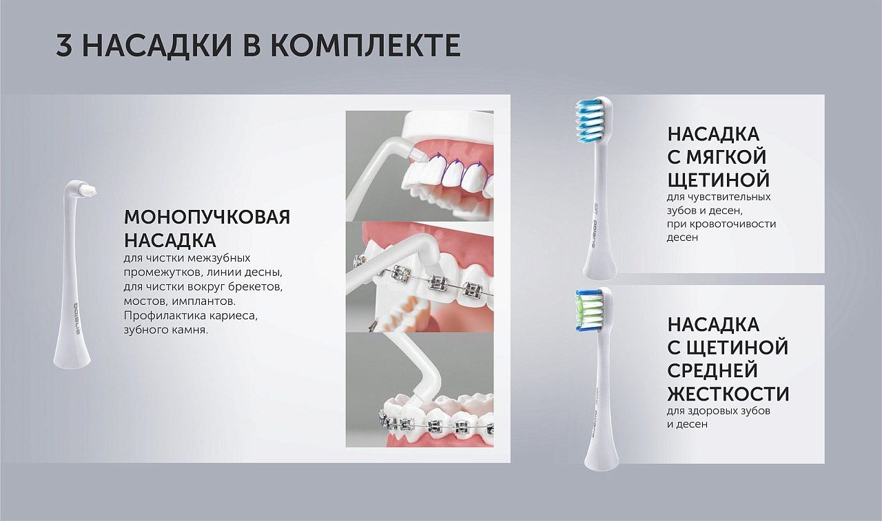 Электрическая зубная щетка Polaris PETB 0105 TC - rich_content №1
