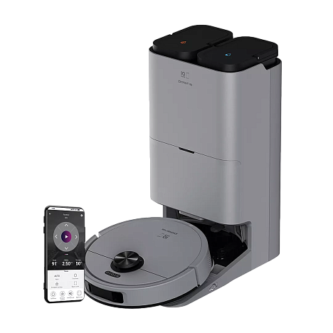 Робот-пылесос со станцией самоочистки Polaris PVCRAC 7790 Wi-Fi IQ Home - фото №0