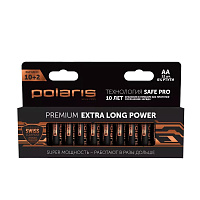 Батарейки щелочные Polaris PB AA (12шт) Premium