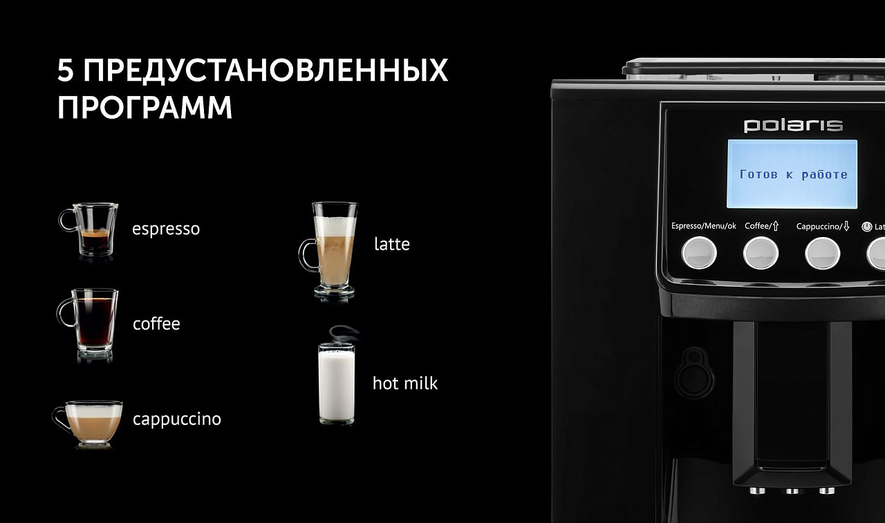 Кофемашина Polaris PACM 2045AC - rich_content №3