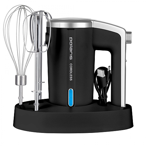 Миксер беспроводной Polaris PHM 2024 CordLess черный - фото №1