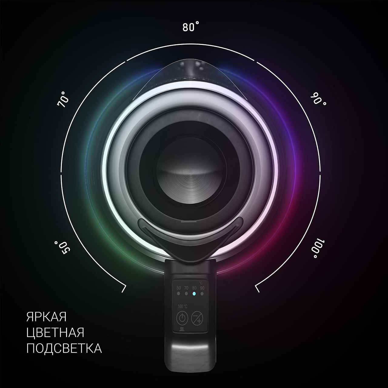 Чайник Polaris PWK 1725CGLD WIFI IQ Home - rich_content №2