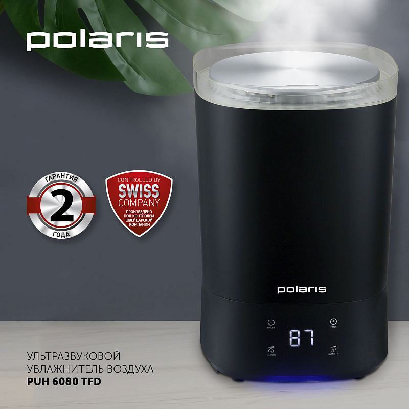 Ультразвуковой увлажнитель воздуха Polaris PUH 6080 TFD - rich_content №0