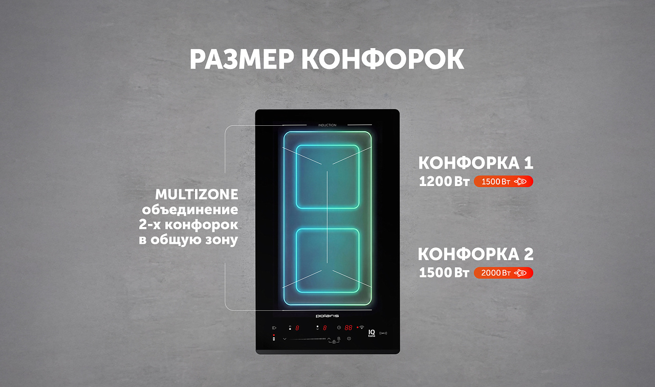 Индукционная варочная панель PBHI3231FB Wi-Fi IQ Home - rich_content №7