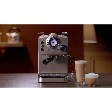 Кофеварка Polaris PCM 1532E Champagne - фото №9