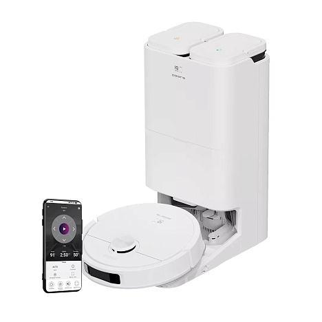 Робот-пылесос со станцией самоочистки Polaris PVCRAC 7790 Wi-Fi IQ Home - фото №0