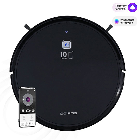 Робот-пылесос Polaris PVCR 4105 WI-FI IQ Home Aqua - фото №1