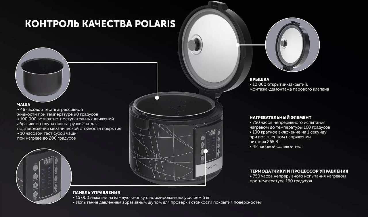 Мультиварка Polaris PMC 5020 WI-FI IQ Home - rich_content №7